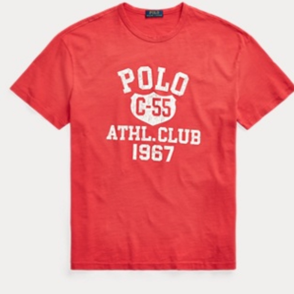 Brand new mens polo tshirt red